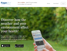 Tablet Screenshot of kagenair.com